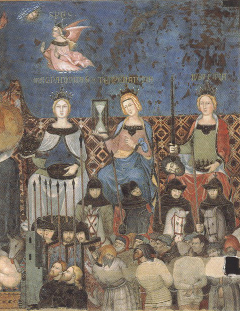 Ambrogio Lorenzetti The Virtues of Good Government (mk39)